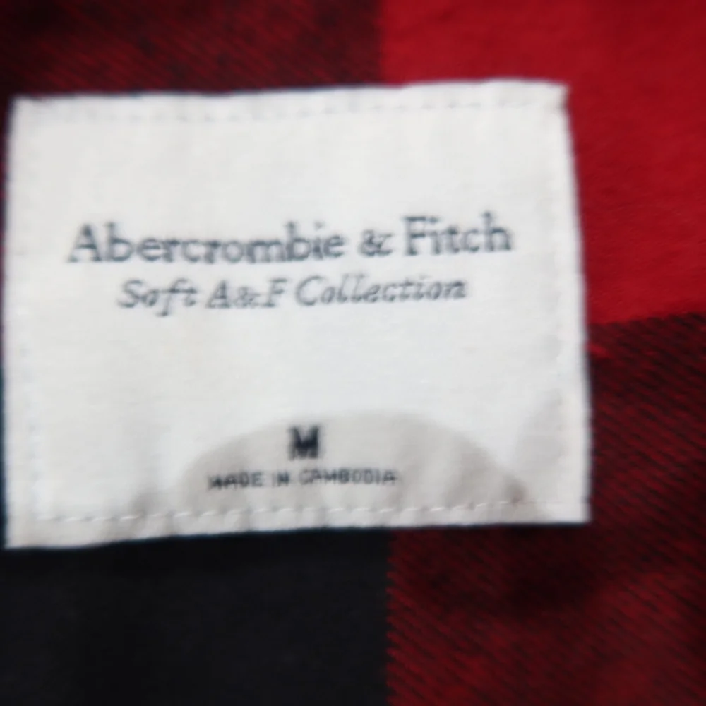 Abercrombie & Fitch Red and Black Checkered Shirt - Picture 2 of 2
